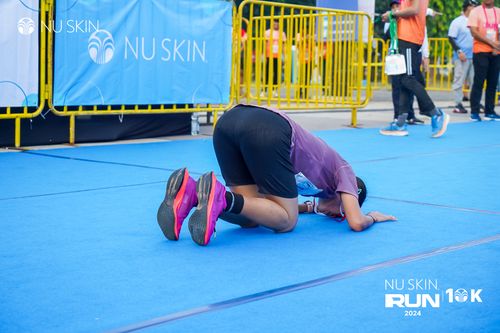 Race photo from Nu Skin Run 10K