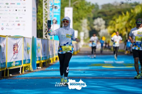 Race photo from Taman Budaya x BOGORUN 2025