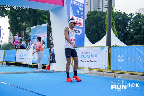 Race photo from Nu Skin Run 10K