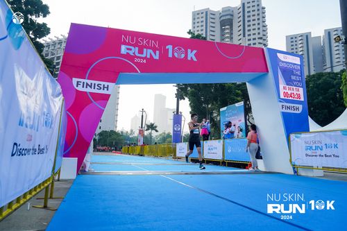 Race photo from Nu Skin Run 10K