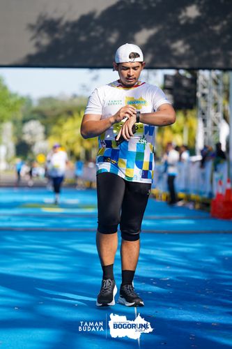 Race photo from Taman Budaya x BOGORUN 2025