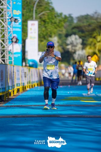Race photo from Taman Budaya x BOGORUN 2025