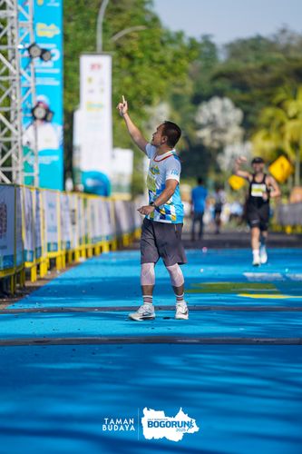Race photo from Taman Budaya x BOGORUN 2025