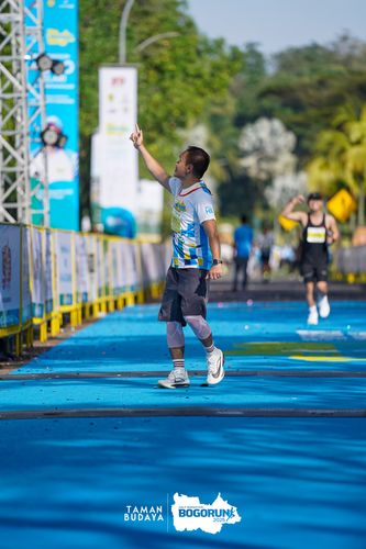 Race photo from Taman Budaya x BOGORUN 2025