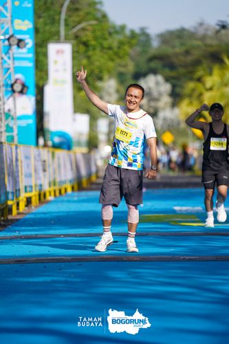 Race photo from Taman Budaya x BOGORUN 2025