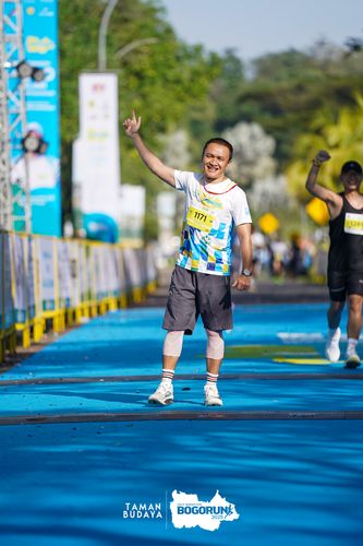 Race photo from Taman Budaya x BOGORUN 2025