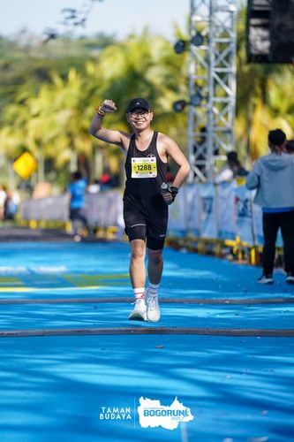 Race photo from Taman Budaya x BOGORUN 2025