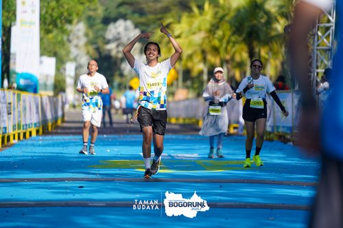Race photo from Taman Budaya x BOGORUN 2025