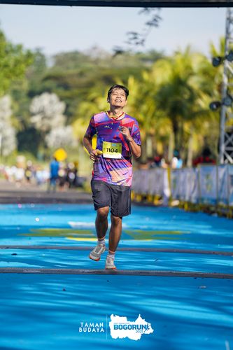 Race photo from Taman Budaya x BOGORUN 2025