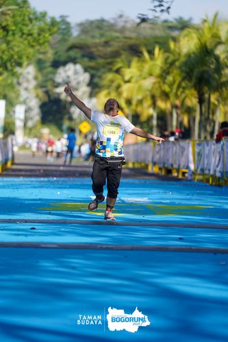 Race photo from Taman Budaya x BOGORUN 2025