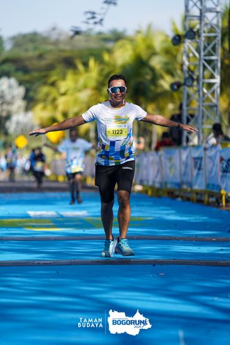 Race photo from Taman Budaya x BOGORUN 2025