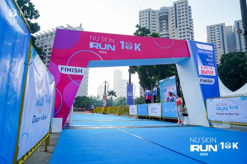 Race photo from Nu Skin Run 10K