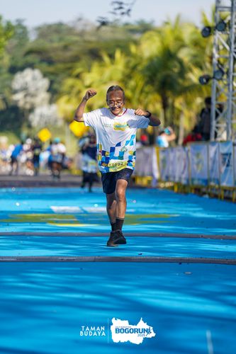 Race photo from Taman Budaya x BOGORUN 2025