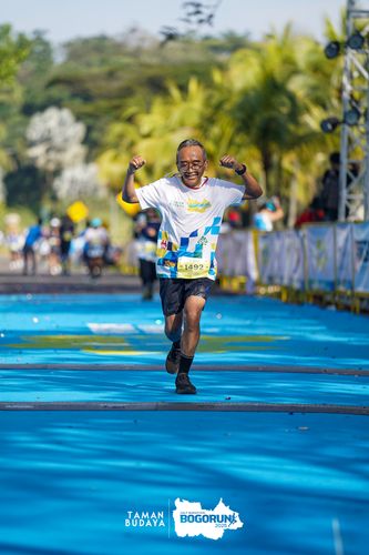 Race photo from Taman Budaya x BOGORUN 2025