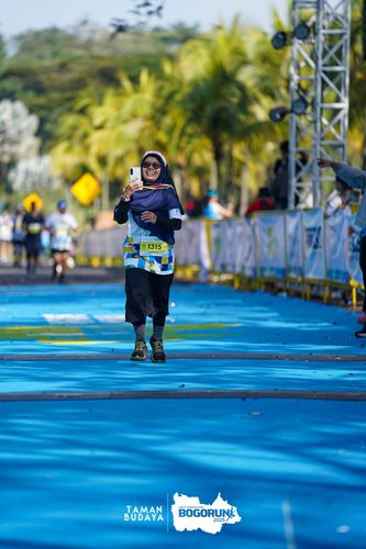 Race photo from Taman Budaya x BOGORUN 2025