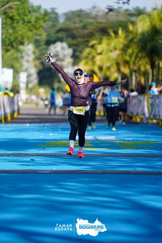 Race photo from Taman Budaya x BOGORUN 2025