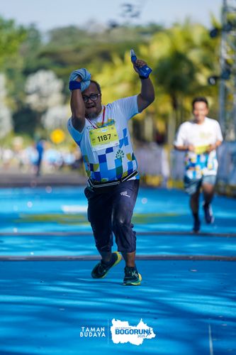 Race photo from Taman Budaya x BOGORUN 2025