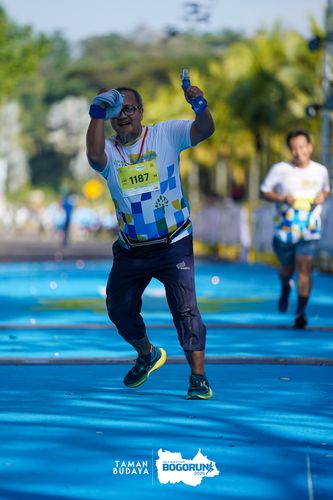 Race photo from Taman Budaya x BOGORUN 2025