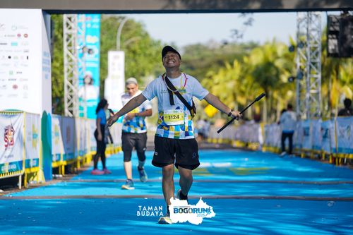 Race photo from Taman Budaya x BOGORUN 2025