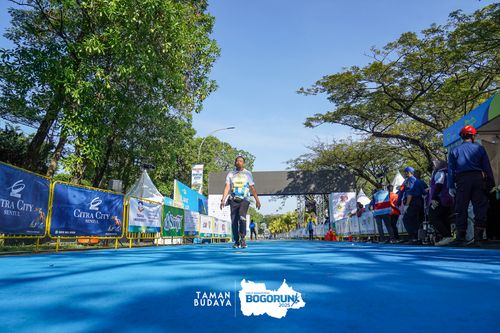 Race photo from Taman Budaya x BOGORUN 2025