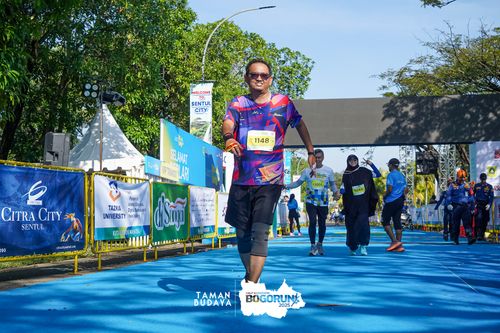 Race photo from Taman Budaya x BOGORUN 2025