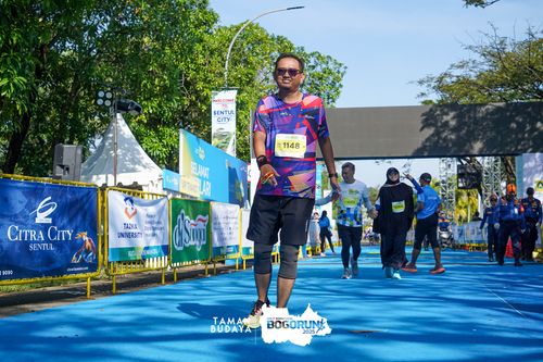 Race photo from Taman Budaya x BOGORUN 2025