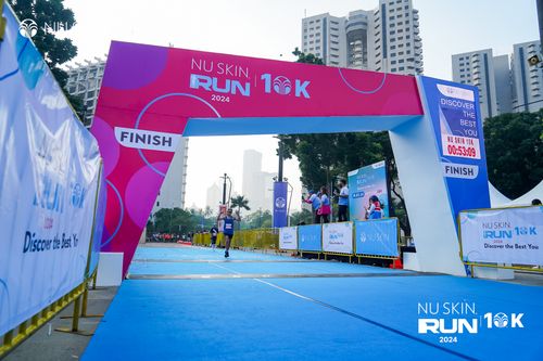 Race photo from Nu Skin Run 10K