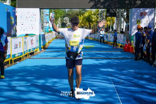 Race photo from Taman Budaya x BOGORUN 2025