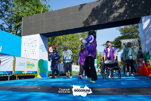Race photo from Taman Budaya x BOGORUN 2025