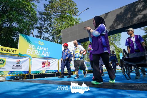 Race photo from Taman Budaya x BOGORUN 2025