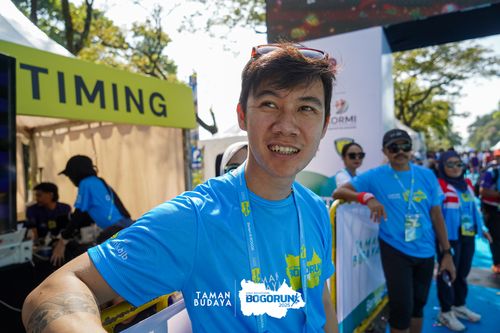 Race photo from Taman Budaya x BOGORUN 2025