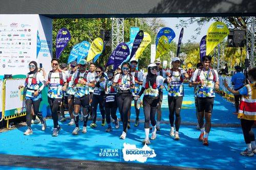 Race photo from Taman Budaya x BOGORUN 2025