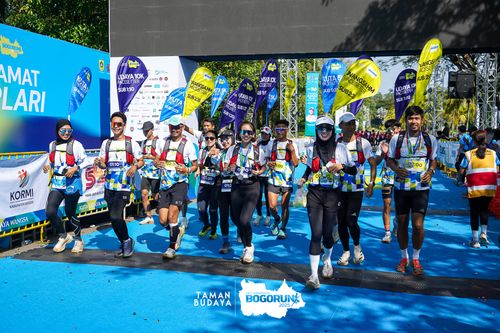 Race photo from Taman Budaya x BOGORUN 2025