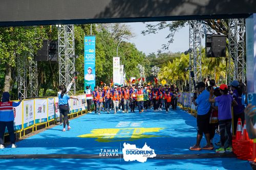 Race photo from Taman Budaya x BOGORUN 2025