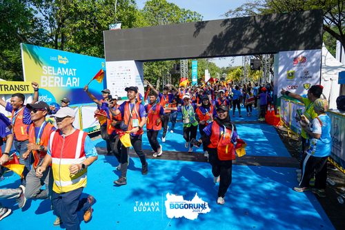 Race photo from Taman Budaya x BOGORUN 2025