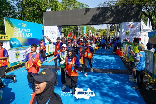 Race photo from Taman Budaya x BOGORUN 2025