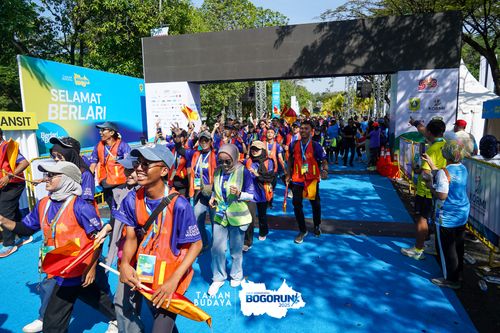 Race photo from Taman Budaya x BOGORUN 2025