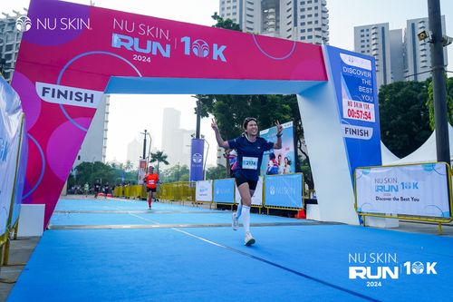 Race photo from Nu Skin Run 10K