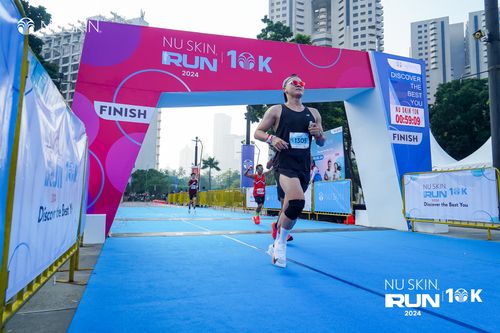 Race photo from Nu Skin Run 10K