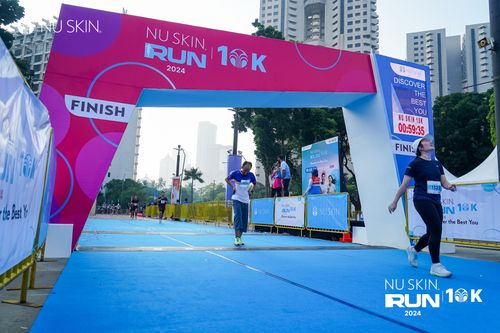 Race photo from Nu Skin Run 10K