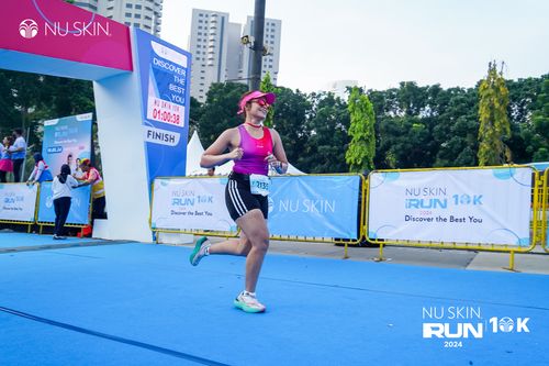 Race photo from Nu Skin Run 10K