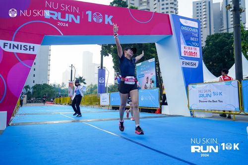 Race photo from Nu Skin Run 10K