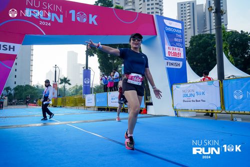 Race photo from Nu Skin Run 10K