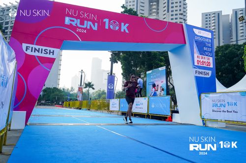Race photo from Nu Skin Run 10K