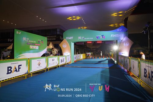 Race photo from BAF LIONS RUN 2024