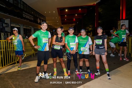 Race photo from BAF LIONS RUN 2024