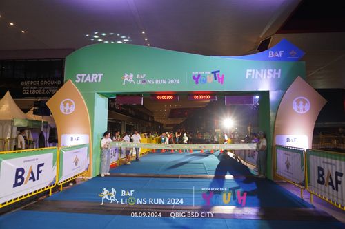 Race photo from BAF LIONS RUN 2024
