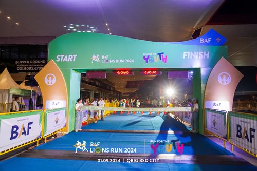 Race photo from BAF LIONS RUN 2024