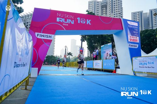 Race photo from Nu Skin Run 10K