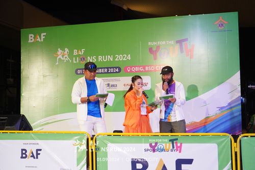 Race photo from BAF LIONS RUN 2024